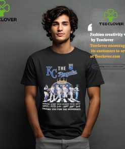 Official The Kc Royals Abbey Road 55 Years 1969 2024 Thank You For The Memories Signatures Shirt