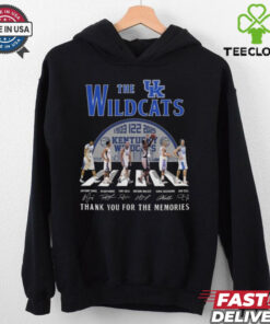 Official The Kentucky Wildcats 1903 2025 Signatures Thank You For The Memories 2024 Shirt