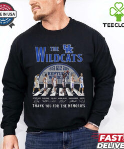Official The Kentucky Wildcats 1903 2025 Signatures Thank You For The Memories 2024 Shirt