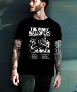 Official The Mary Wallopers Irish Rock N Roll 2025 Uk Tour Poster Shirt