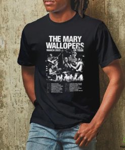 Official The Mary Wallopers Irish Rock N Roll 2025 Uk Tour Poster Shirt
