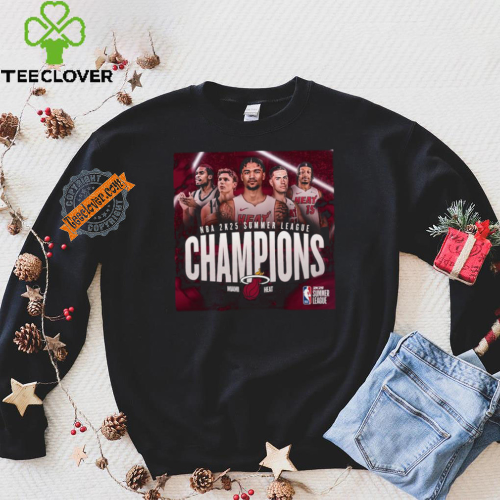 Official The Miami Heat 2k25 summer league champions shirt Official The Miami Heat 2k25 summer league champions shirt