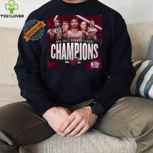 Official The Miami Heat 2k25 summer league champions shirt