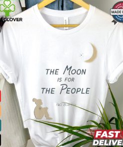 Official The Moon Is For The People Pale Blue Pod T shirt