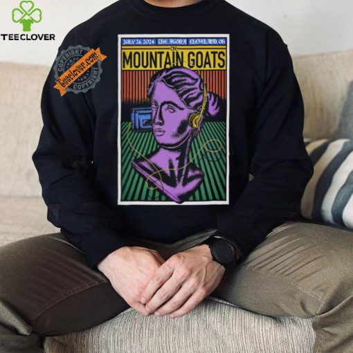 Official The Mountain Goats Agora Theatre in Cleveland OH July 26 2024 Poster shirt