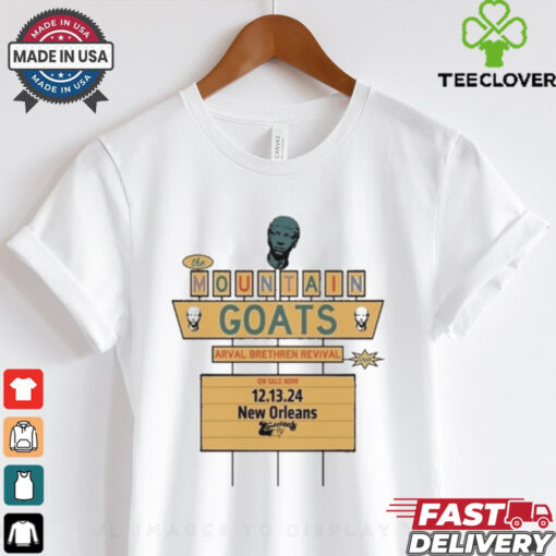Official The Mountain Goats December 13 2024 Tipitina’s In New Orleans LA Shirt