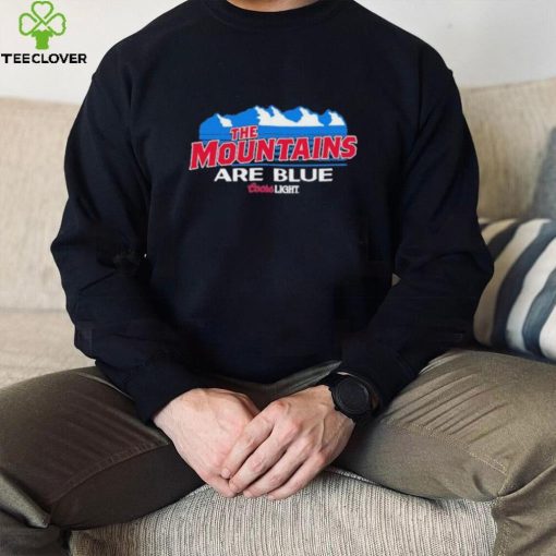 Official The Mountains Are Blue Coors Light Shirt