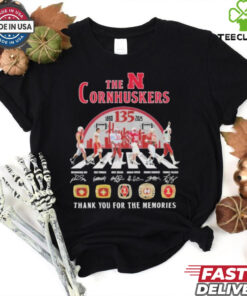 Official The Nebraska Cornhuskers 135 Years 1890 2025 Signature Thank You For The Memories Signature Shirt 1 Official The Nebraska Cornhuskers 135 Years 1890 2025 Signature Thank You For The Memories Signature Shirt