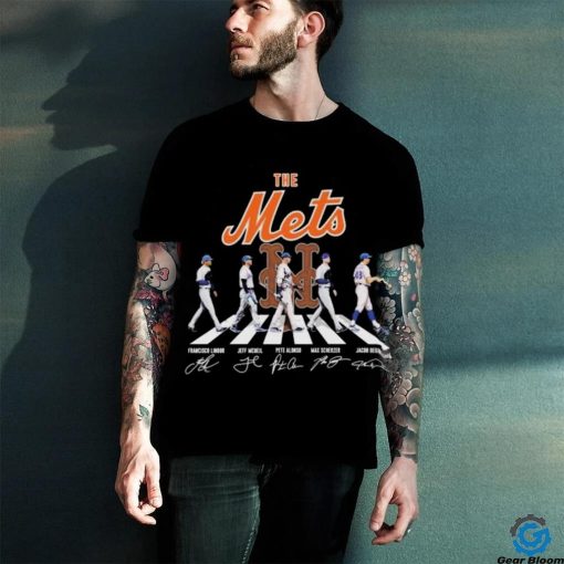 Official The New York Mets Abbey Road 2024 Signatures Shirt