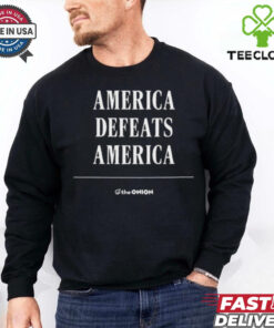 Official The Onion America Defeats America t shirt