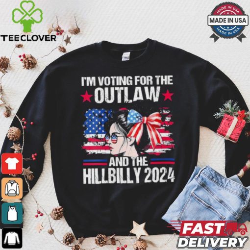 Official The Outlaw And Hill 2024 I’m Voting For The Outlaw And The Hillbilly American Girl 2024 T hoodie, sweater, longsleeve, shirt v-neck, t-shirt