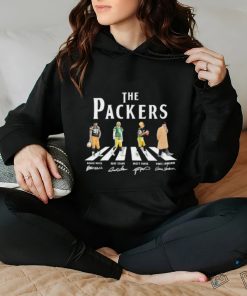 Official The Packers Abbey Road Reggie White Bart Starr Brett Favre And Vince Lombardi Signatures Shirt