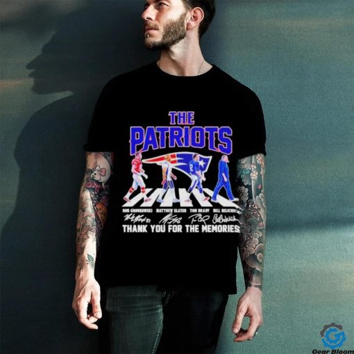 Official The Patriots Abbey Road Thank You For The Memories Signature 2024 T Shirt