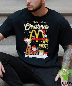 Official The Peanut Snoopy And Charlie Brown This Is My Mcdonald’s Logo Shirt