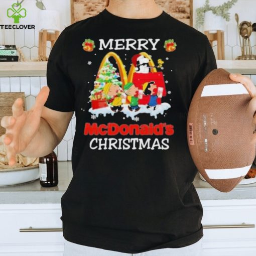 Official The Peanuts Merry Mcdonald’s Christmas Shirt