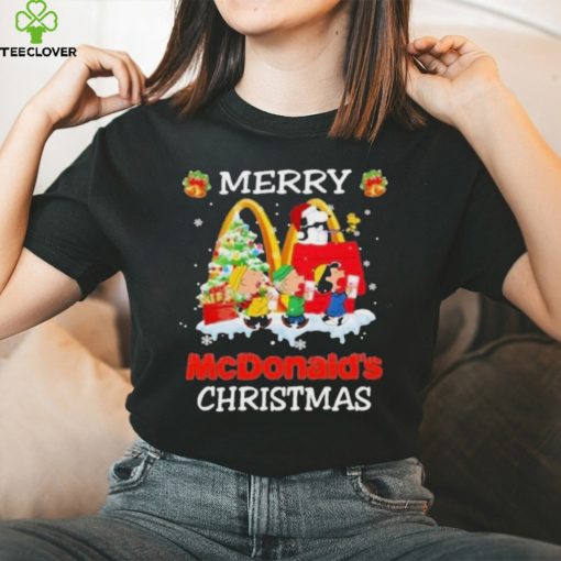 Official The Peanuts Merry Mcdonald’s Christmas Shirt