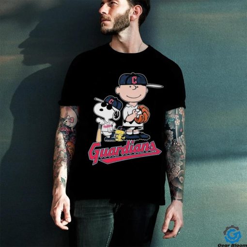 Official The Peanuts Movie Characters Cleveland Guardians Baseball Shirt