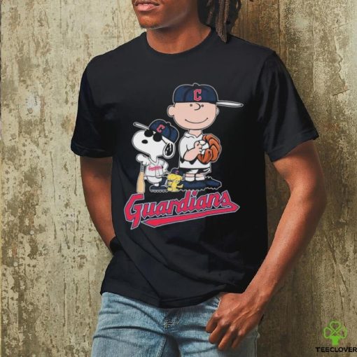 Official The Peanuts Movie Characters Cleveland Guardians Baseball Shirt