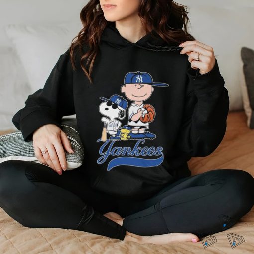 Official The Peanuts Movie Characters New York Yankees Baseball Shirt