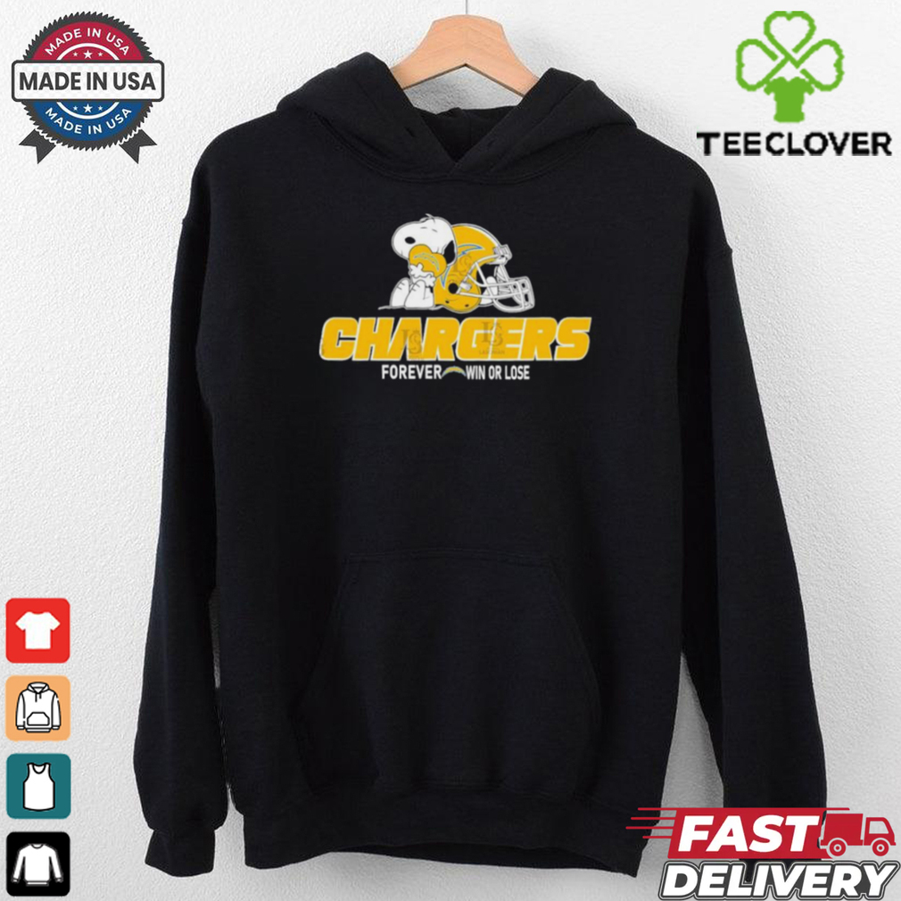 Official The Peanuts Movie Snoopy X Los Angeles Chargers Forever Win Or Lose Shirt Official The Peanuts Movie Snoopy X Los Angeles Chargers Forever Win Or Lose Shirt