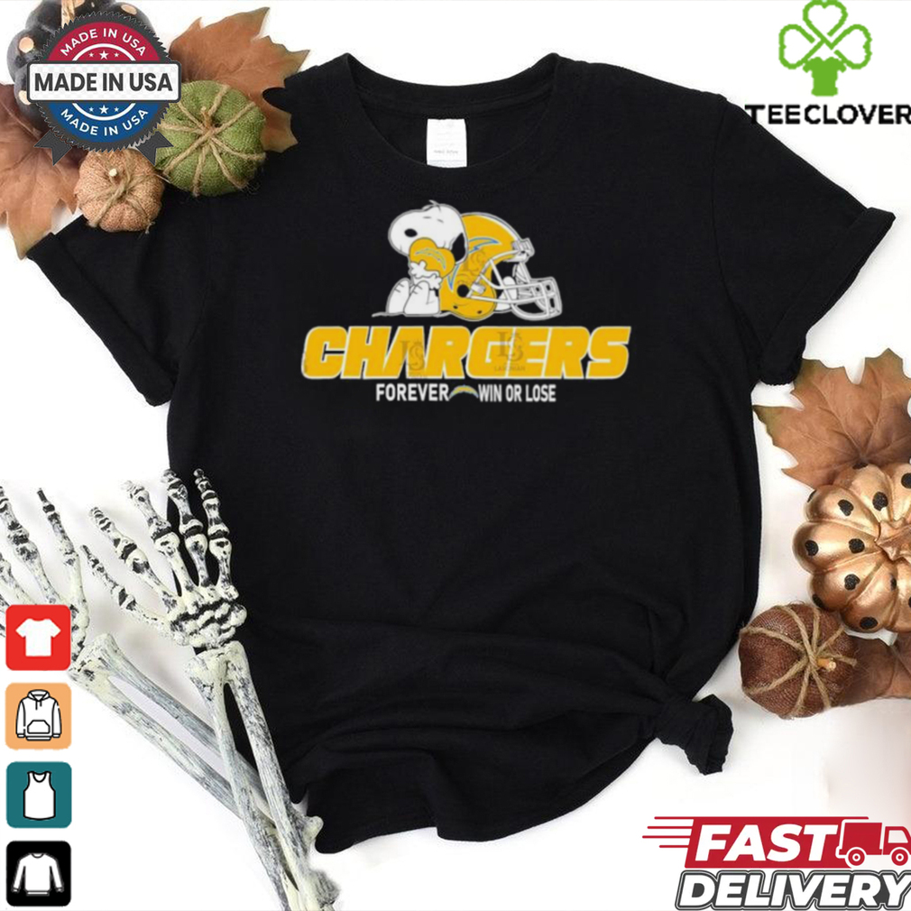 Official The Peanuts Movie Snoopy X Los Angeles Chargers Forever Win Or Lose Shirt Official The Peanuts Movie Snoopy X Los Angeles Chargers Forever Win Or Lose Shirt