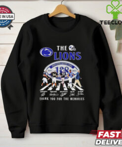 Official The Penn State Nittany Lions 1887 2025 thank you for the memories signatures shirt