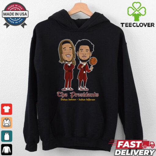 Official The Presidents – Dishon Jackson and Joshua Jefferson Caricatures Iowa State Cyclones t shirt