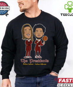Official The Presidents – Dishon Jackson and Joshua Jefferson Caricatures Iowa State Cyclones t shirt