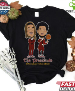 Official The Presidents – Dishon Jackson and Joshua Jefferson Caricatures Iowa State Cyclones t shirt