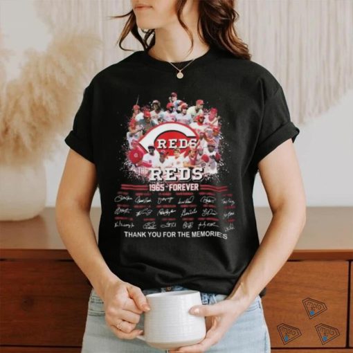Official The Reds 1965 – Forever Thank You For The Memories Signatures 2023 T Shirt