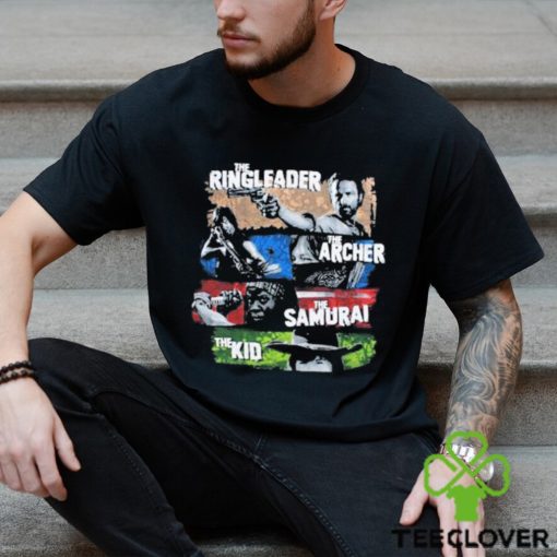 Official The Ringleader the Archer The Samurai the Kid Walking Dead shirt