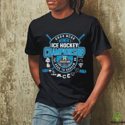 Official The Road To Durham, NH 2024 NCAA Women’s Ice Hockey Championship Shirt