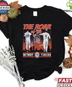 Official The Roar Of 24 Detroit Tigers Signature Shirt