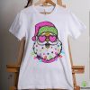 Official The Santa With Sunglasses Christmas Pink Women Girls Kids T Shirt