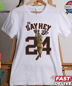 Official The Say Hey Kid Willie Mays T shirt