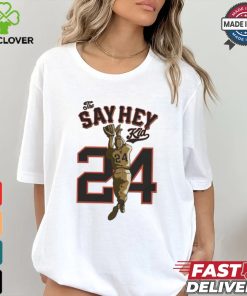 Official The Say Hey Kid Willie Mays T shirt
