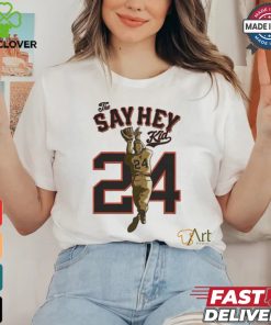 Official The Say Hey Kid Willie Mays T shirt