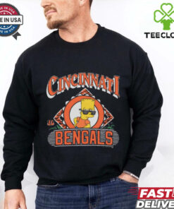 Official The Simpsons Bart x Cincinnati Bengals NFL t shirt