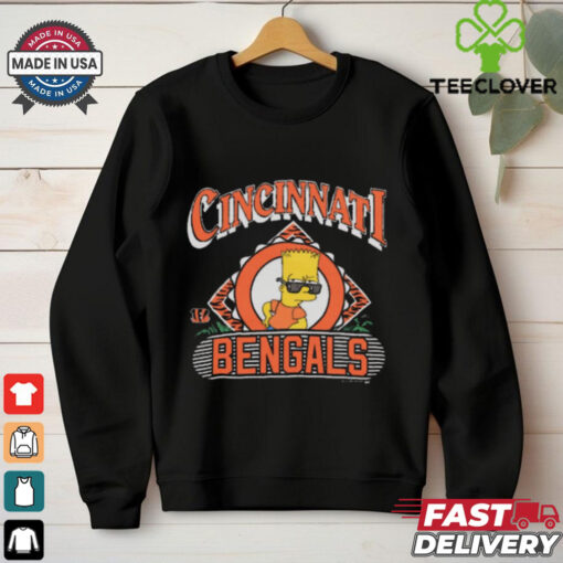 Official The Simpsons Bart x Cincinnati Bengals NFL t shirt