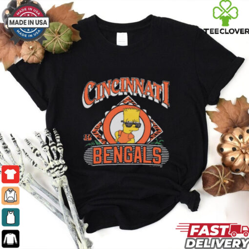 Official The Simpsons Bart x Cincinnati Bengals NFL t shirt