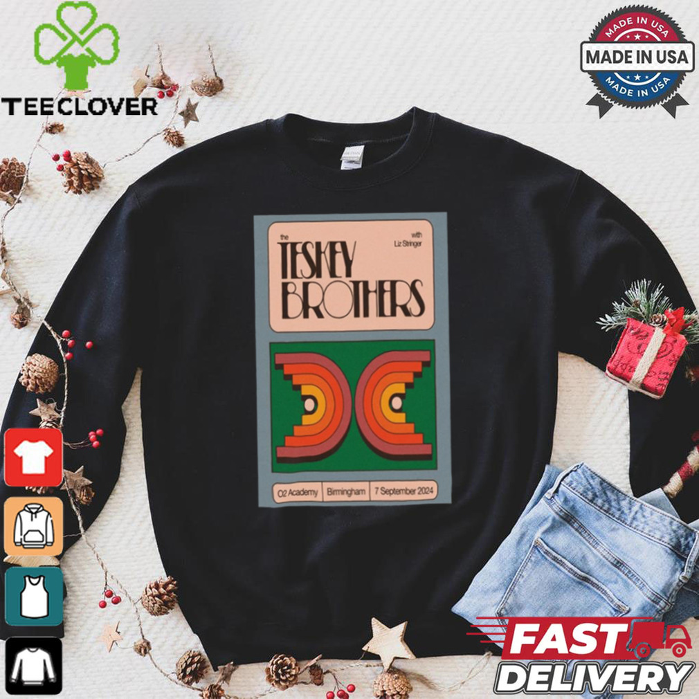 Official The Teskey Brothers O2 Academy Birmingham 7 September 2024 Poster shirt Official The Teskey Brothers O2 Academy Birmingham 7 September 2024 Poster shirt