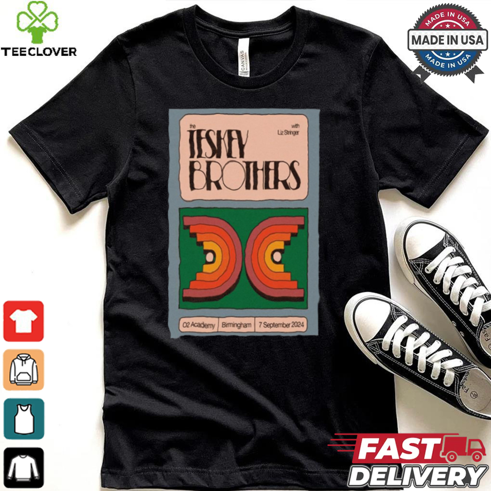 Official The Teskey Brothers O2 Academy Birmingham 7 September 2024 Poster shirt Official The Teskey Brothers O2 Academy Birmingham 7 September 2024 Poster shirt