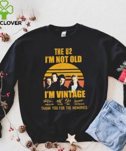 Official The U2 I’m Not Old I’m Vintage Thank You For The Memories Signatures Shirt