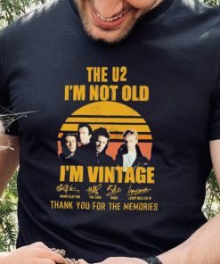 Official The U2 I’m Not Old I’m Vintage Thank You For The Memories Signatures Shirt