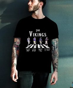 Official The Vikings Abbey Road Cris Carter Alan Page Randy Moss and Fran Tarkenton Signatures Shirt 3 Official The Vikings Abbey Road Cris Carter Alan Page Randy Moss and Fran Tarkenton Signatures Shirt