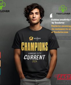 Official The Women Cup Champions Kansas City Current 2024 Shirt
