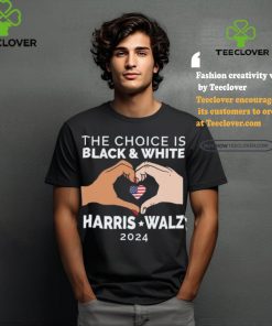 Official The choice is black and white Harris Walz 2024 Shirt