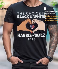 Official The choice is black and white Harris Walz 2024 Shirt 1 Official The choice is black and white Harris Walz 2024 Shirt
