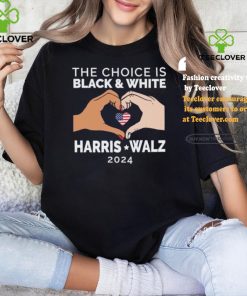 Official The choice is black and white Harris Walz 2024 Shirt 2 Official The choice is black and white Harris Walz 2024 Shirt