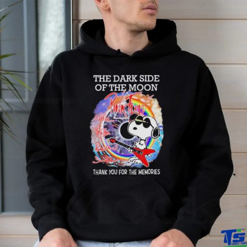 Official The dark side of the moon Pink Floyd thank you for the memories T hoodie, sweater, longsleeve, shirt v-neck, t-shirt